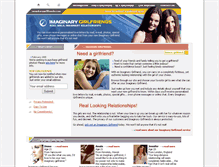 Tablet Screenshot of imaginarygirlfriends.com